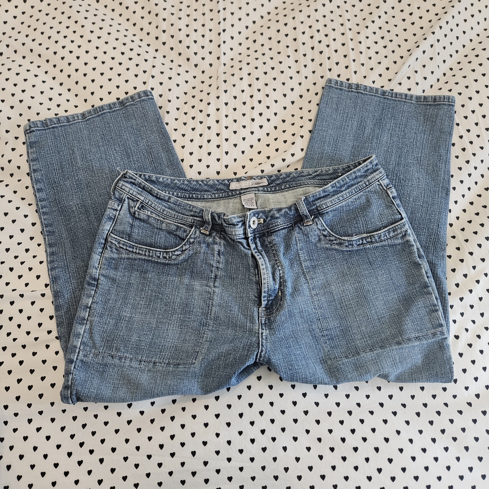 Chico's Light Blue Straight Leg Jeans